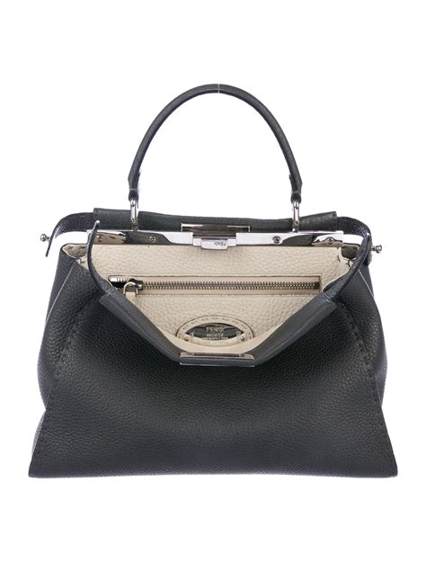 fendi peekaboo selleria|fendi peekaboo satchel.